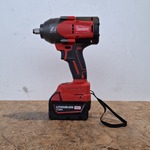 5x Accu slagmoersleutel 700Nm, Rood